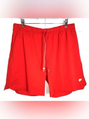 Fabletics Men’s The One Short 7” Red Athletic Training Shorts Size XL like new